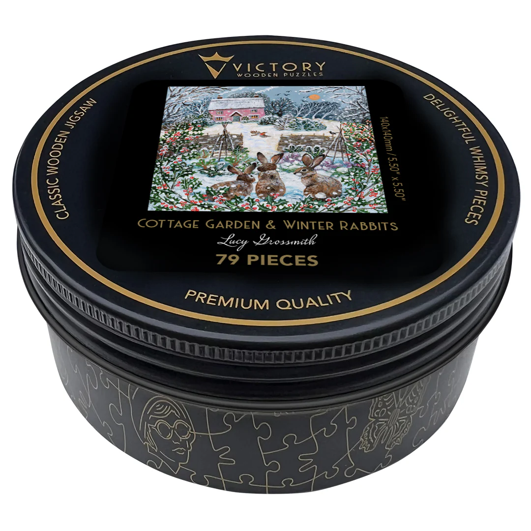 Cottage Garden & Winter Rabbits MINI QT - Image 3