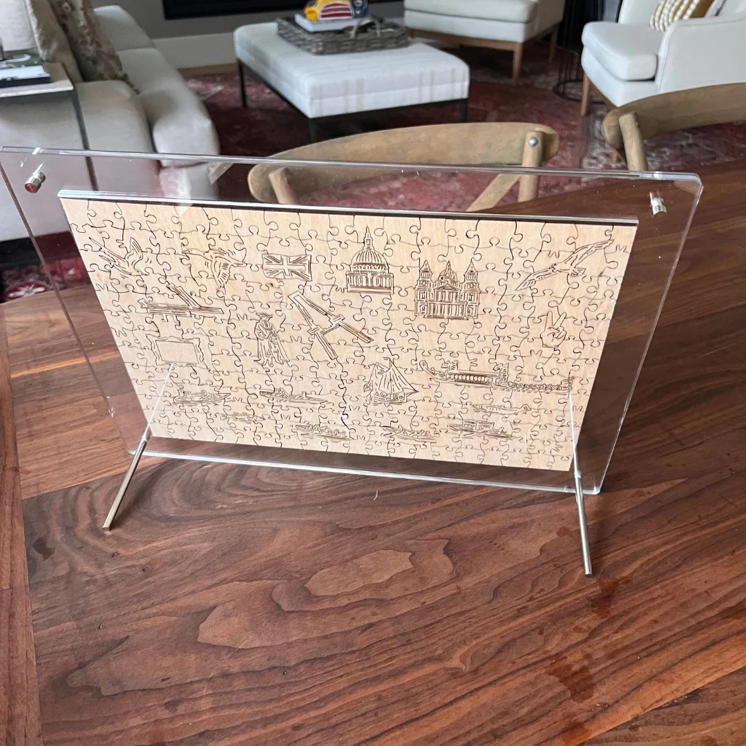 Double Sided Acrylic Frame - For '250' Piece 360x250mm - Image 2