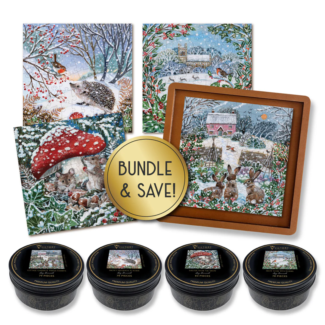 Lucy Grossmith Winter Creatures MINI QT Tray Collection