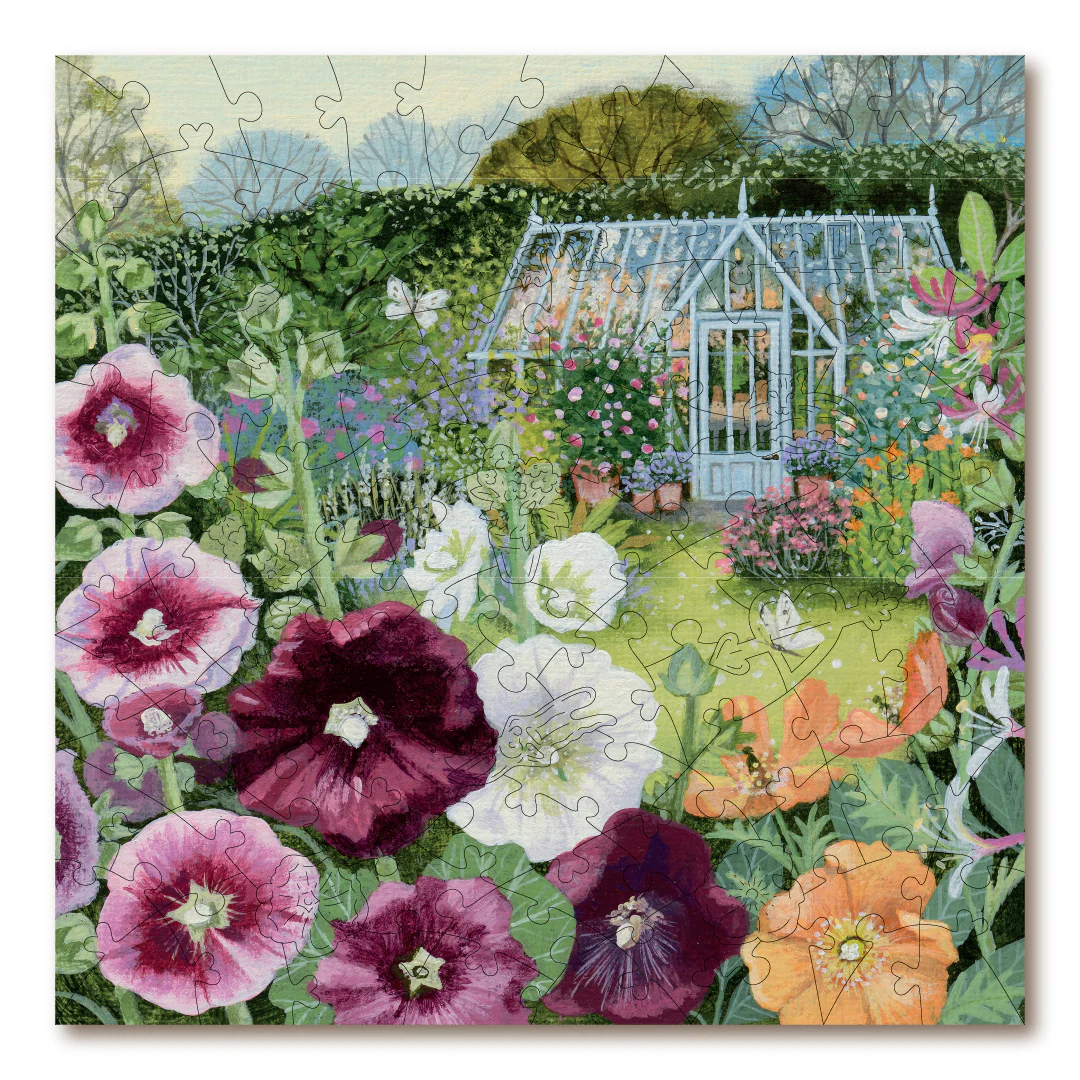Luvly Puzzles - Hollyhocks - Image 2