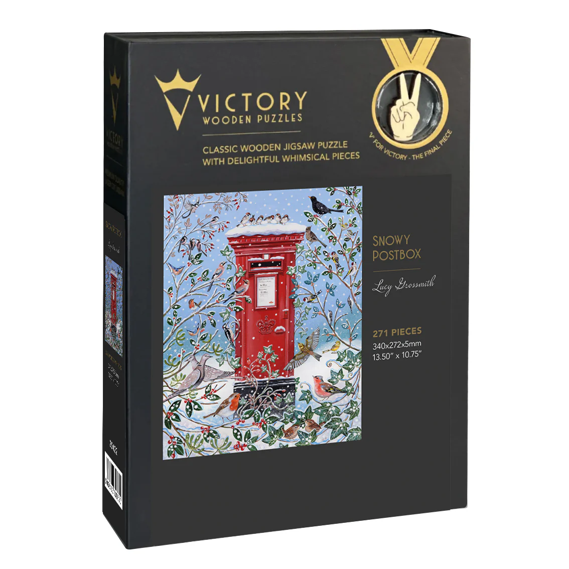 Snowy Postbox - Image 2