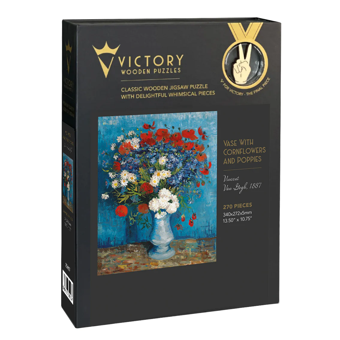Vase With Cornflowers And Poppies - Image 2