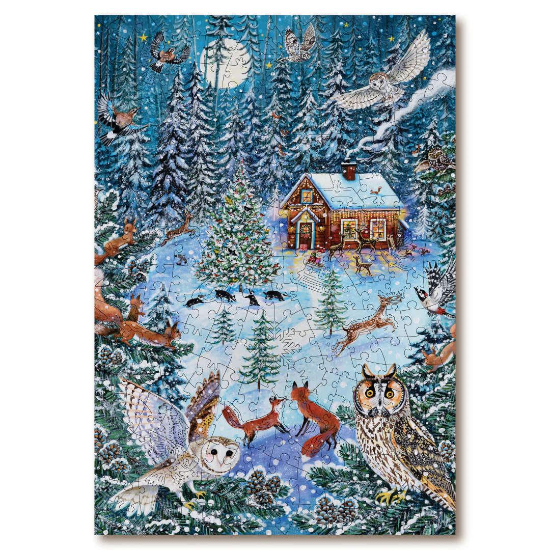 Winter Woodland Cottage